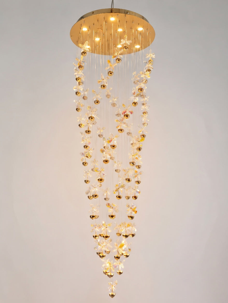Petal Cascade Chandelier