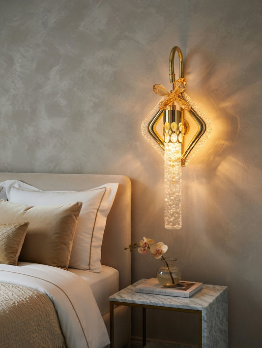 Luxe Prism Crystal Wall Light