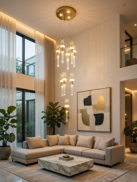 Aurora Blossom Drop Chandelier