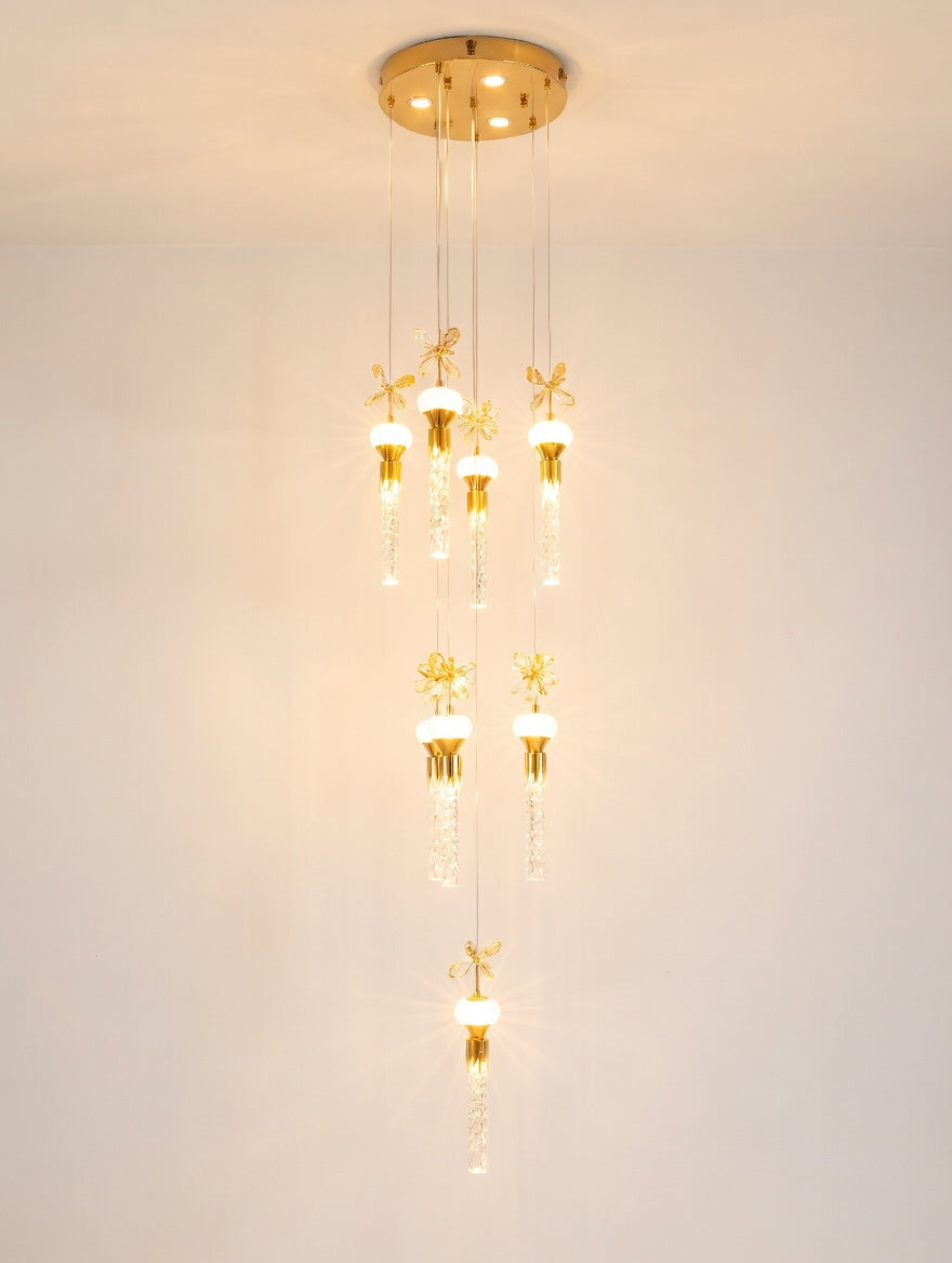 Aurora Blossom Drop Chandelier