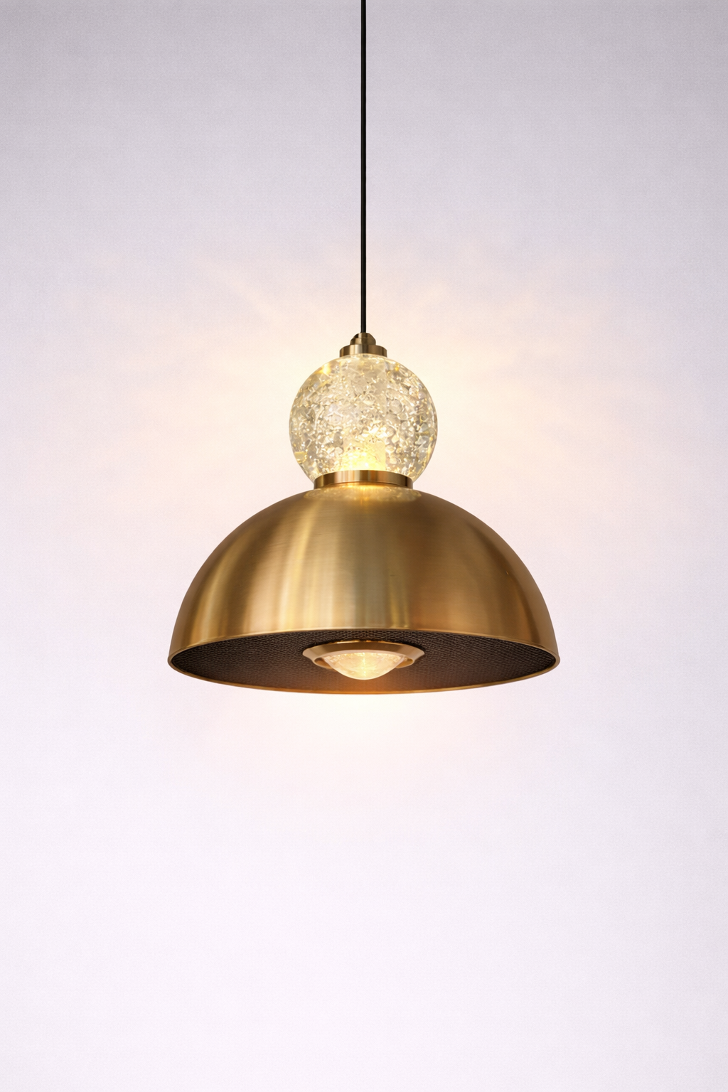 Crystal Gold Pendant Light