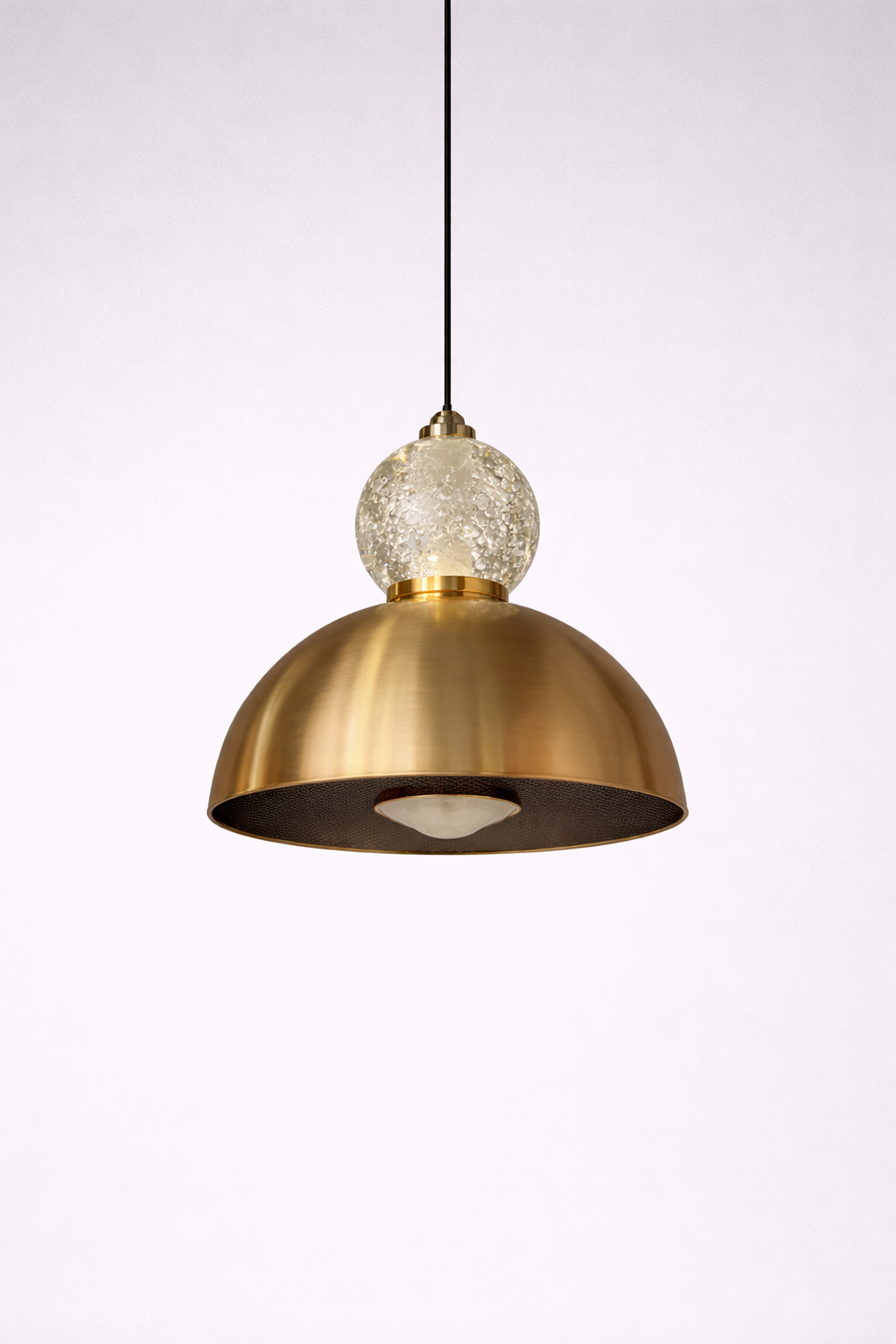 Crystal Gold Pendant Light