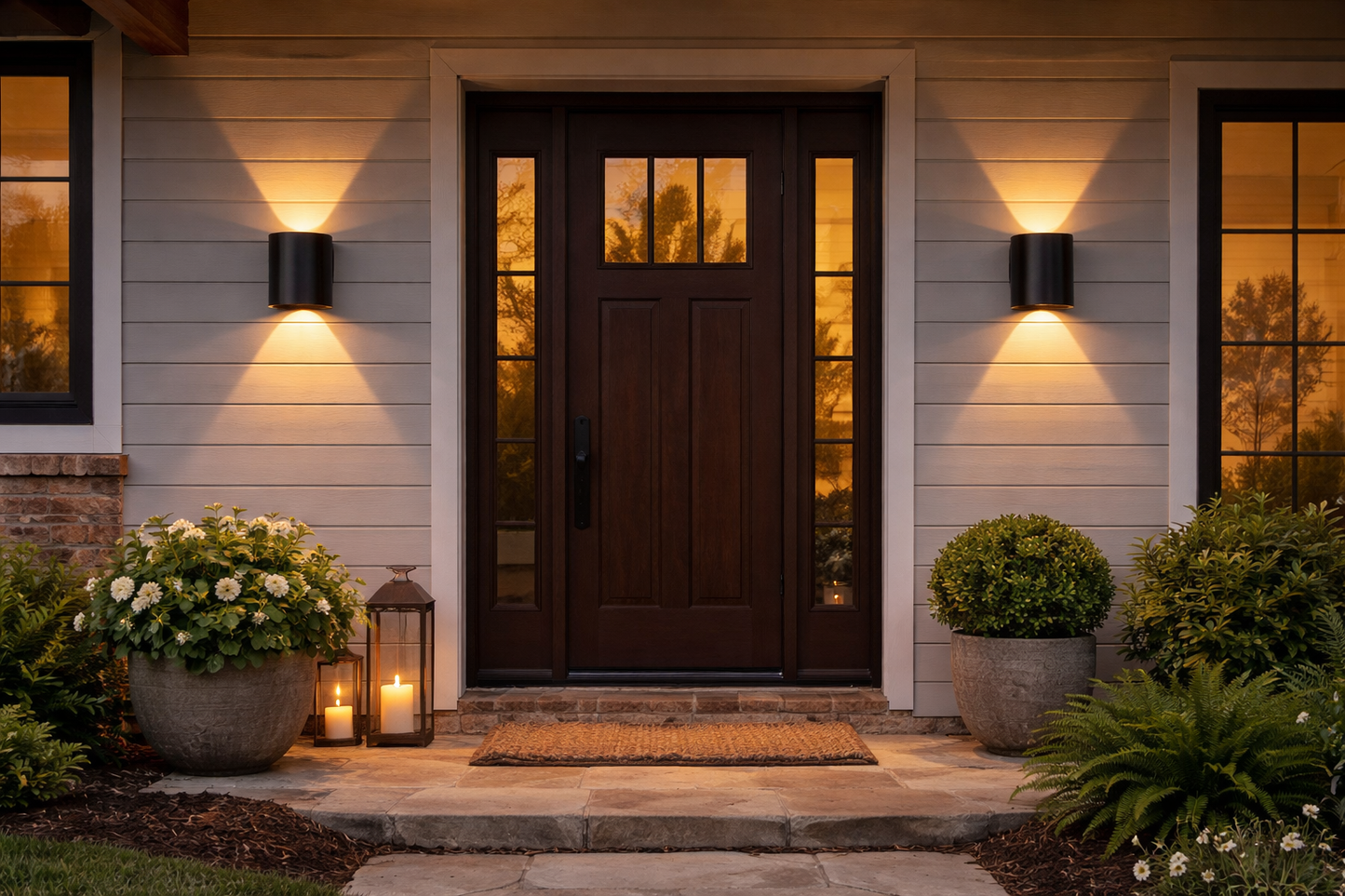 Aluminum Up & Down Outdoor Wall Light