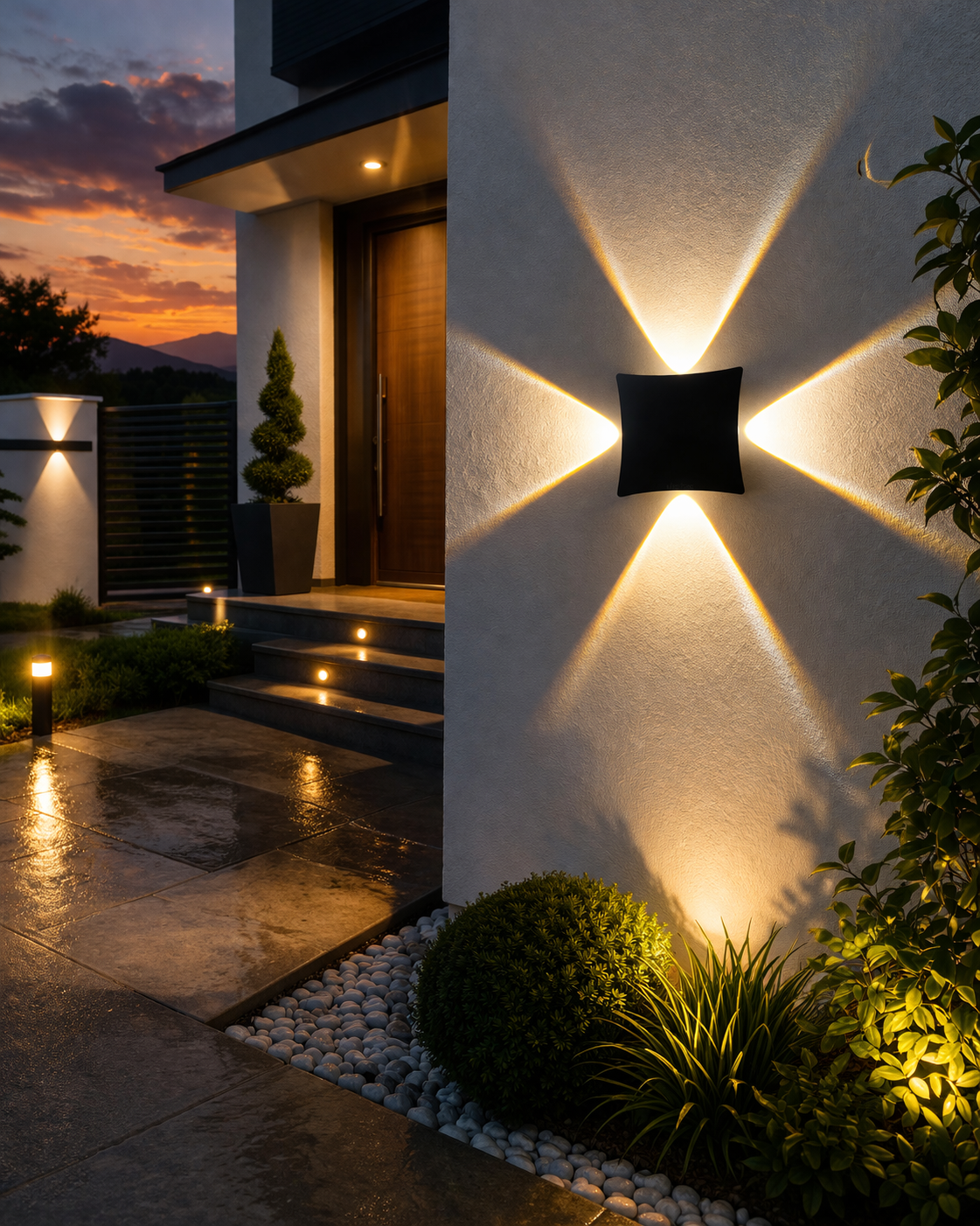 4 way Star Beam Outdoor Light