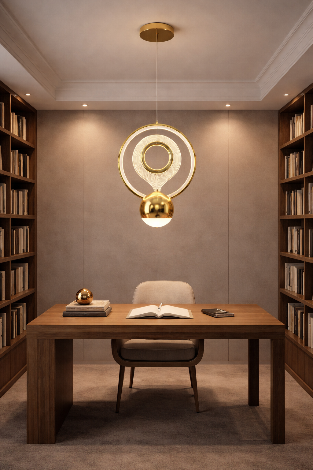 Aurora Halo Pendant Light
