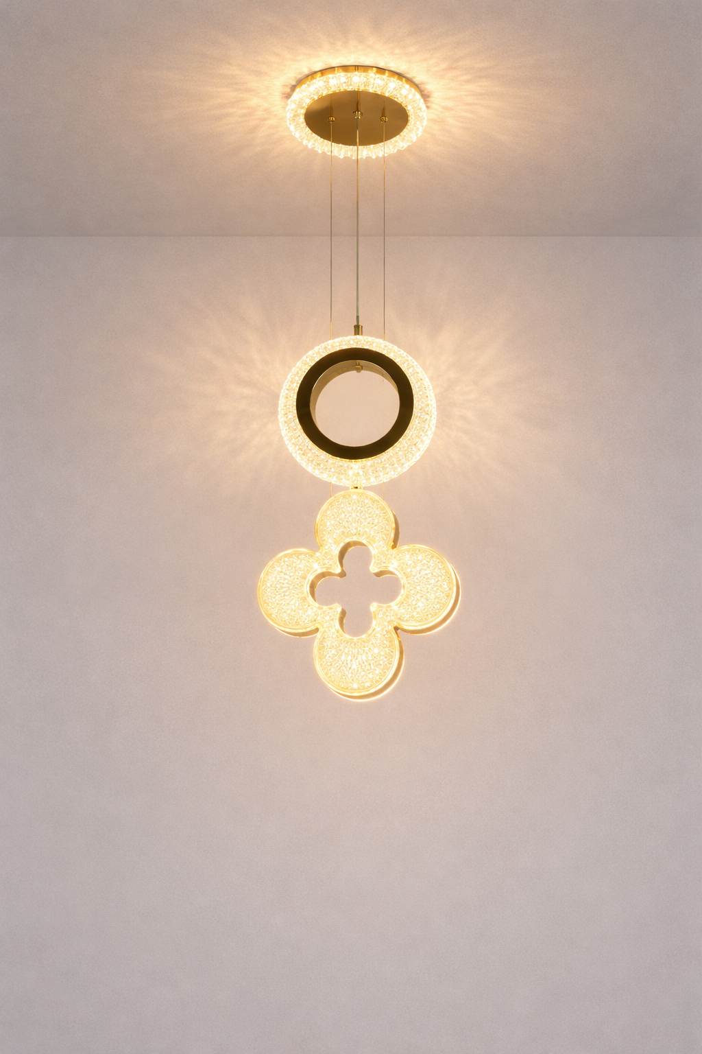 Gold Ring Pendant Light