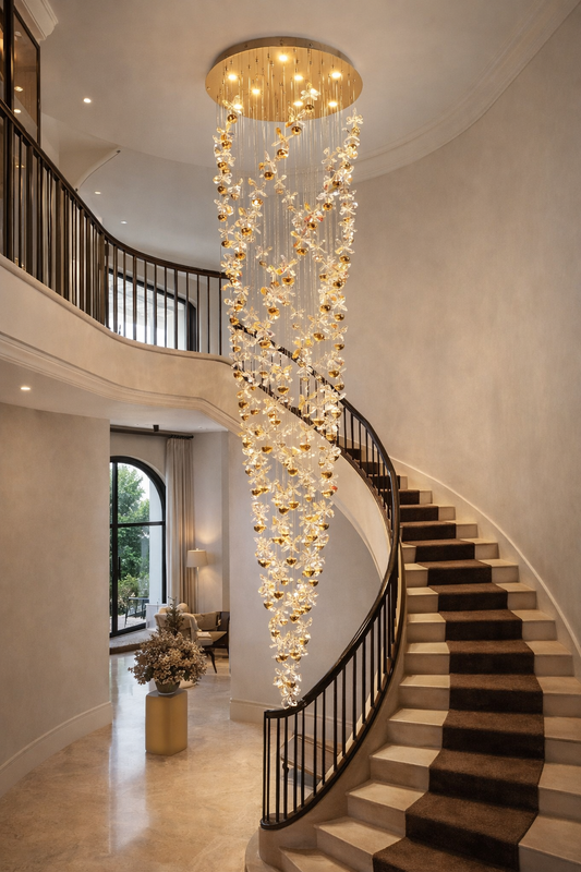 Petal Cascade Chandelier