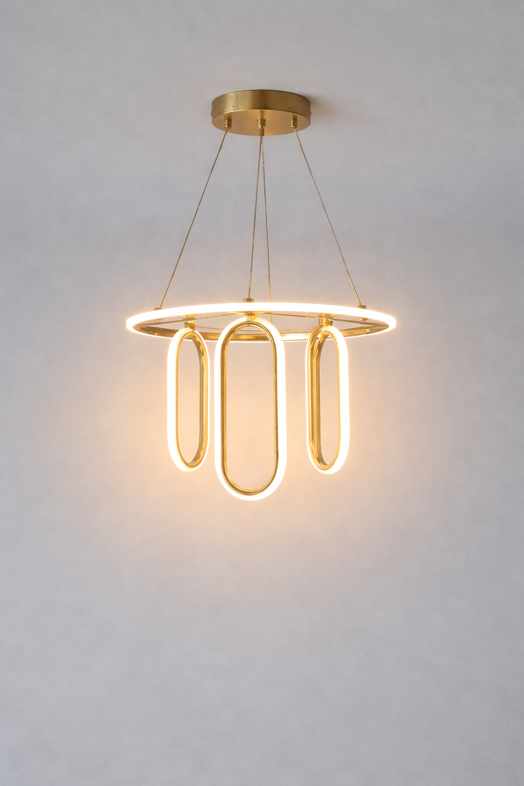 Gold Ring Hanging Light
