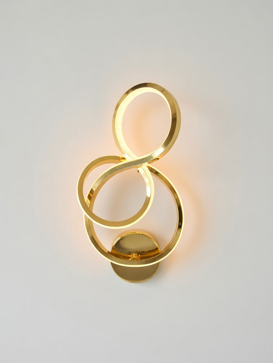 Infinity Glow Triple Loop Wall Light