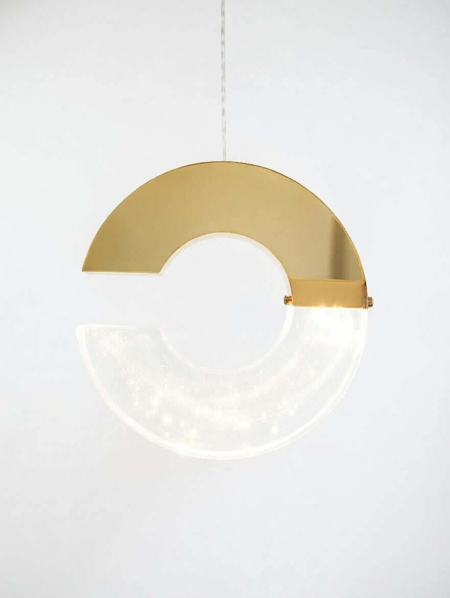 Crescent Glow Pendant Light