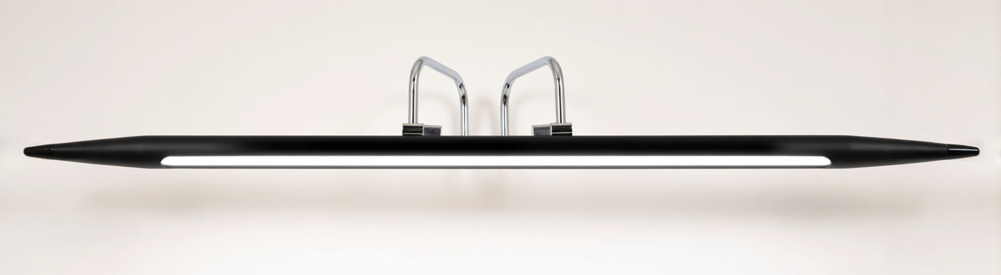Slim Black & Chrome Picture Light