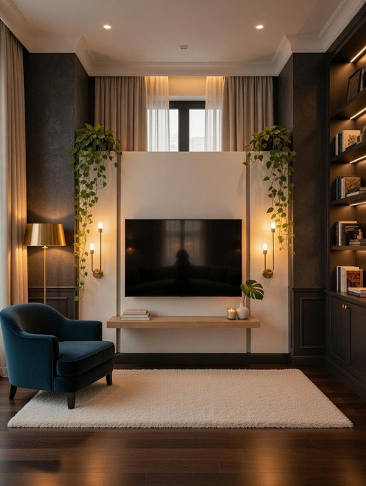Brass U-Shaped LED Wall Sconce