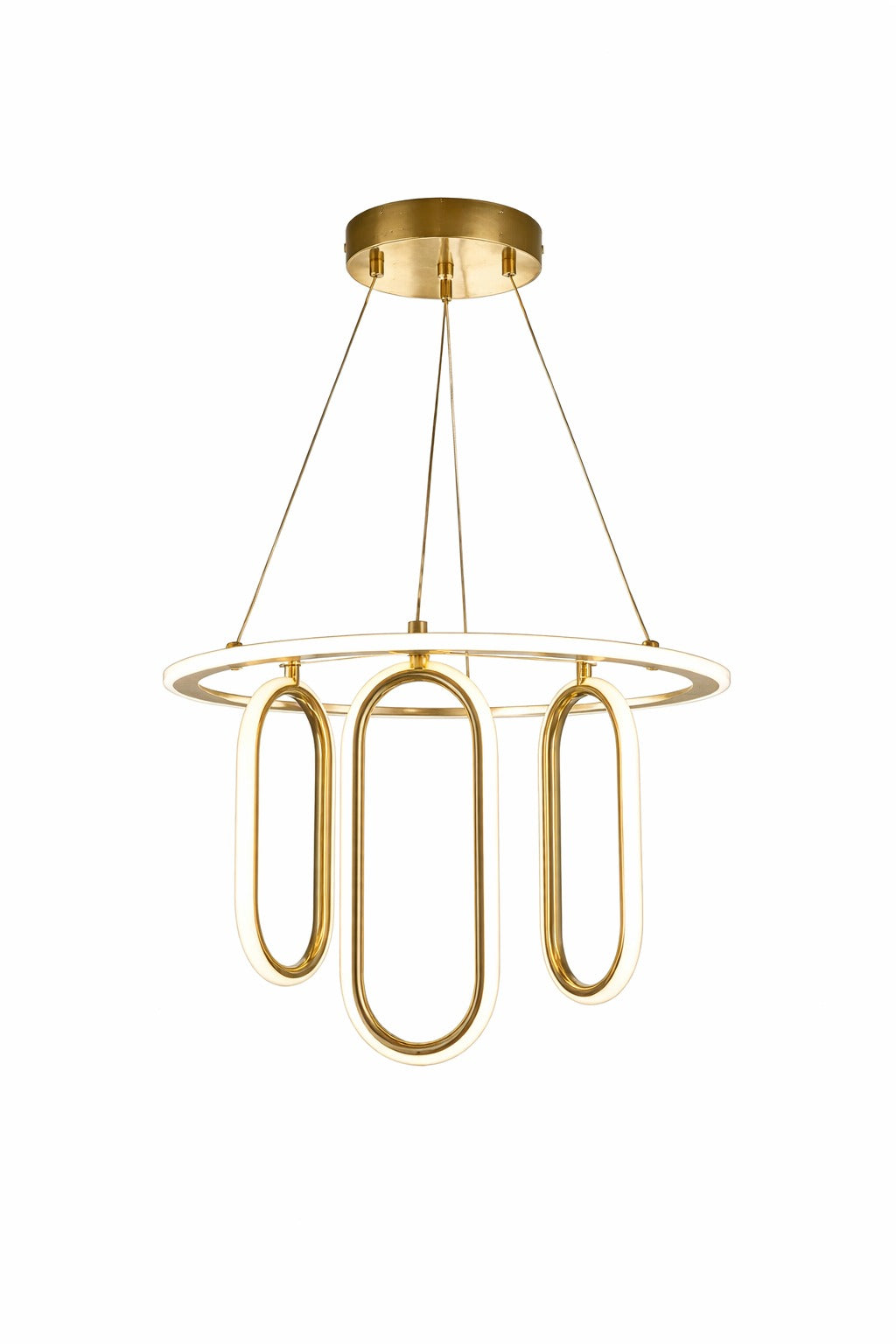 Gold Ring Hanging Light