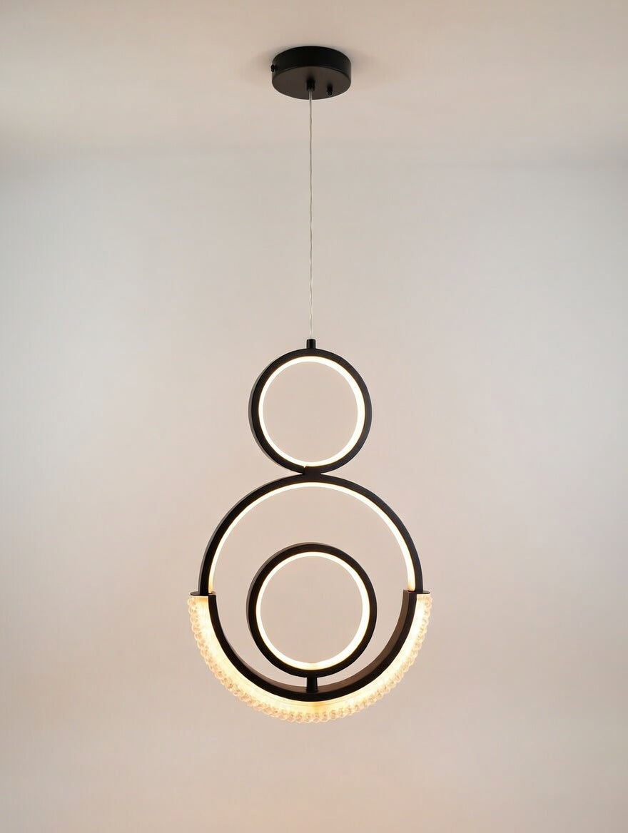 Orion Triple Halo Pendant Light