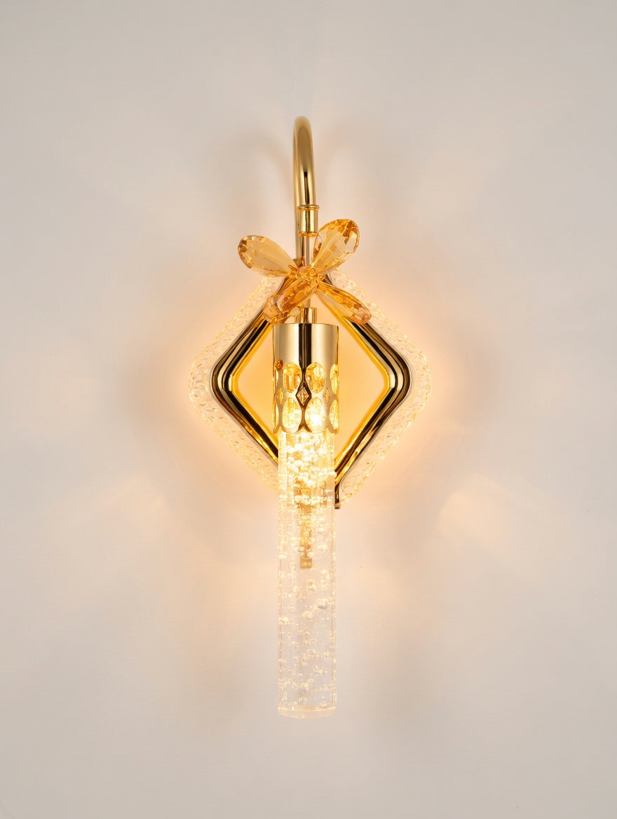 Luxe Prism Crystal Wall Light